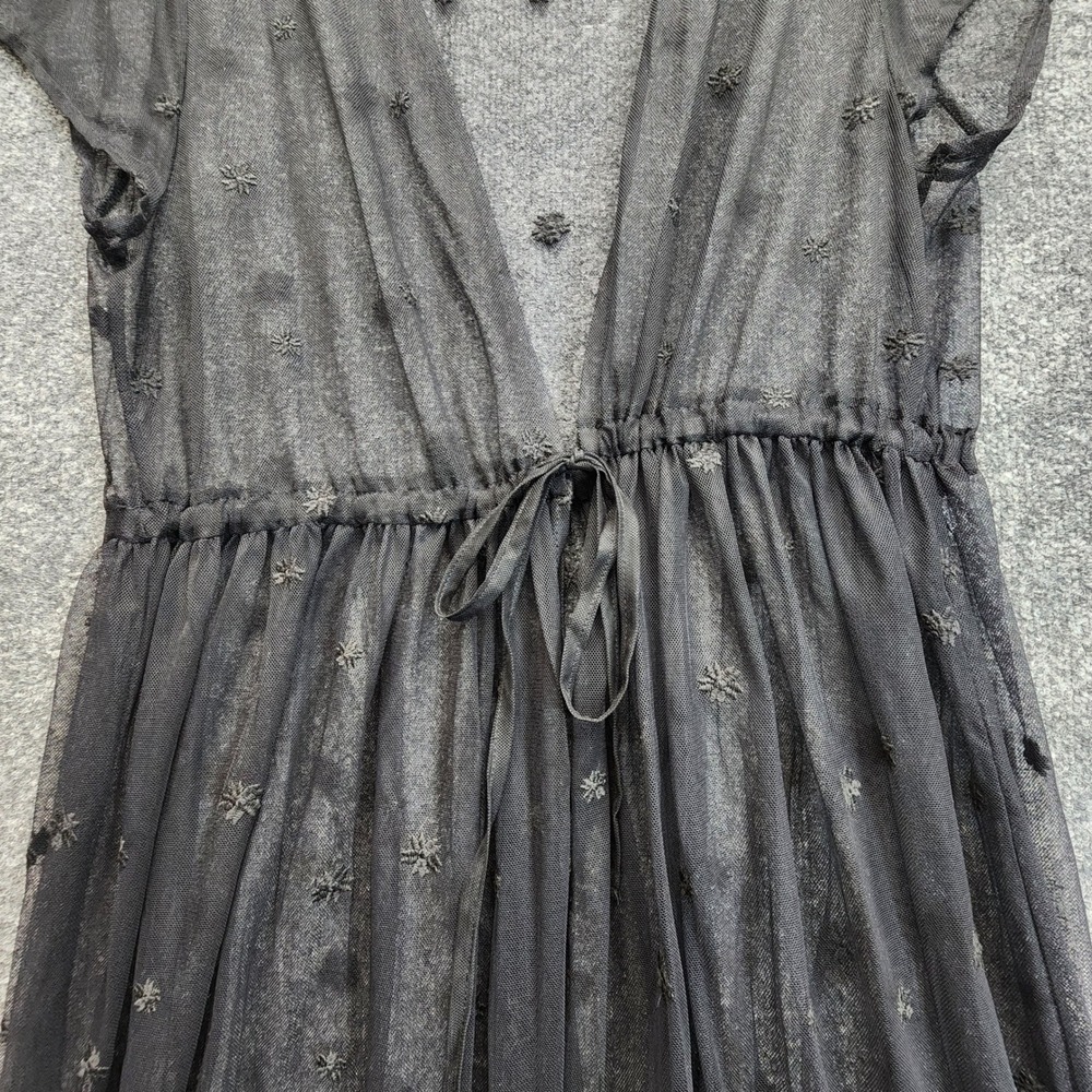 Torrid Womens Embroidered Whimsigoth Maxi Kimono Duster Cover Up Size 3/4 - Picture 4 of 9